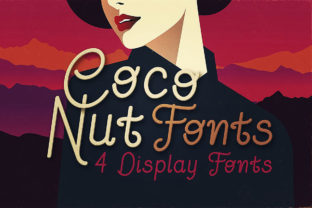 Coconut Family: A Retro-Vintage Font for Editorial Design