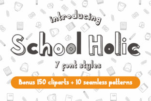 Discover the Magic of School Holic Family: A Display Font for Crafters and Creators