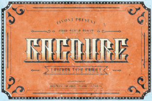 Gacoure Family: A Dynamic Display Font for Modern Campaigns
