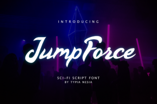 Jump Force: A Bold Display Font for Editorial Design