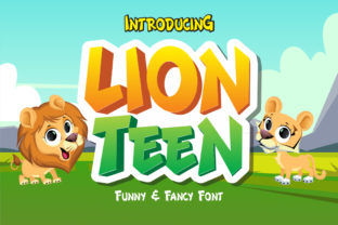 Lion Teen: A Playful Font for Digital Branding