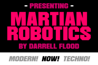 Martian Robotics: A Sci-Fi Font for Modern Editorial Design