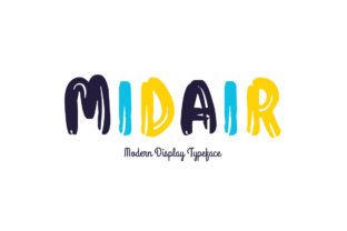 Midair: A Fresh Display Font for Modern Branding
