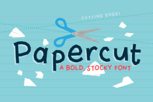 Papercut: A Bold Display Font for Editorial Design