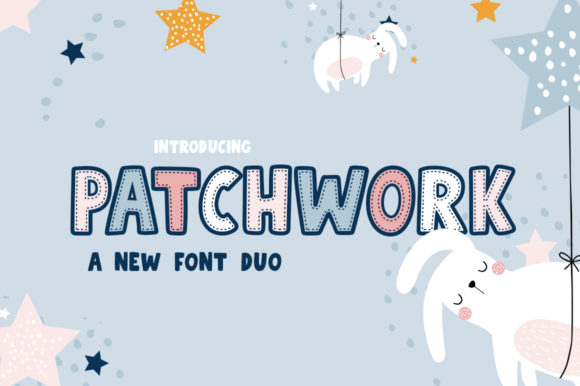 Patchwork Duo: A Font for Bold Branding and Eye-Catching Design