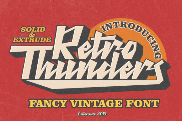 Retro Thunder Font Review: A Powerful Tool for Branding