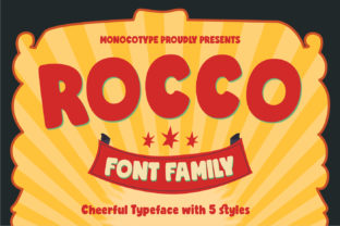 Rocco Family: A Versatile Display Font for Editorial Design