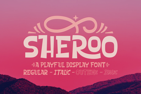 Sheroo: A Playful Display Font for Editorial Design