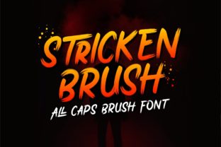 Stricken Brush: A Modern Display Font for Campaigns
