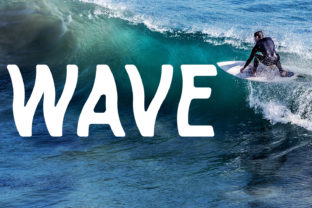 Surfing Wave: A Font That Moves With Your Design