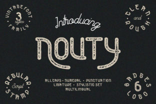 The Nouty Font: A Vintage Sans Serif for Modern Editorial Design
