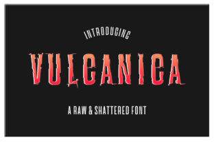Vulcanica: A Bold Display Font for Campaigns