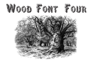 Wood Font Four: A Natural Choice for Stronger Campaigns